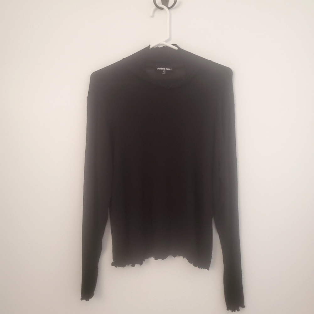 Cropped Turtle Neck